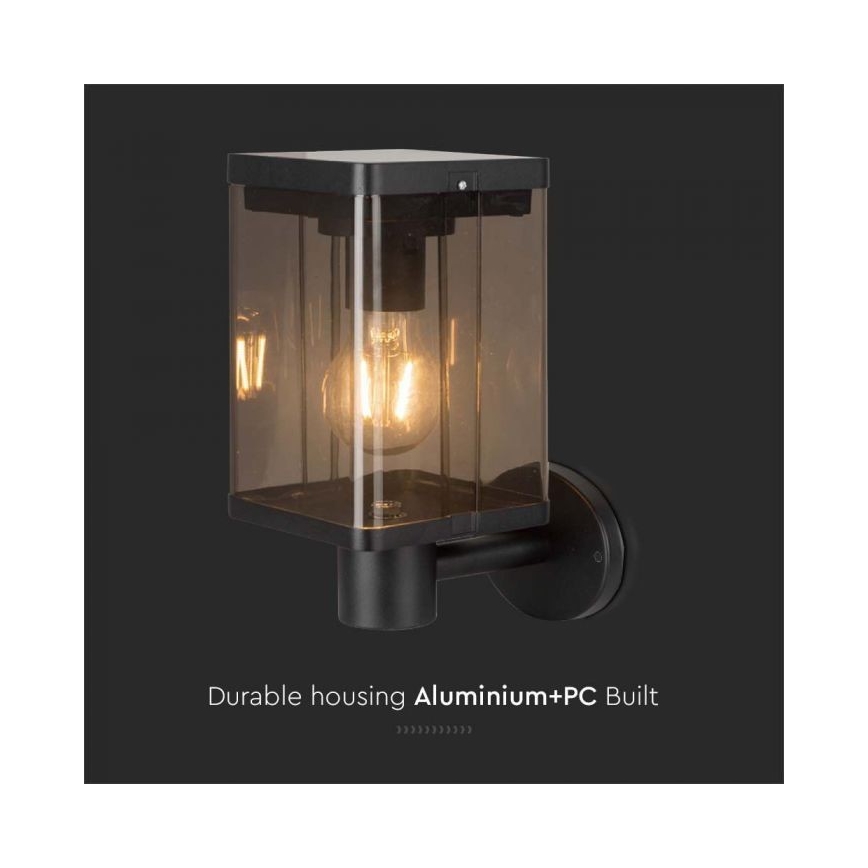 Lampada da parete solare LED da esterno con sensore LED/2,5W/3,7V 3000K IP54 2000 mAh