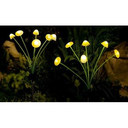 Lampada solare decorativa a LED con sensore 6xLED/1,2V 3000K 72 cm 600 mAh IP44