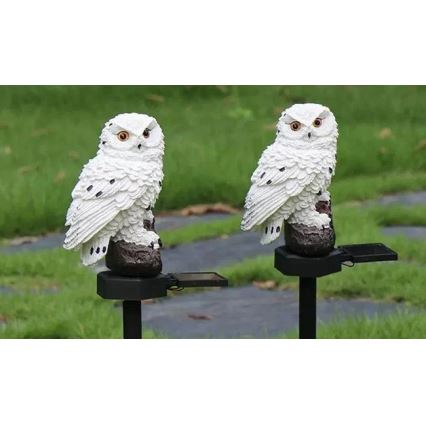 Lampada solare decorativa LED con sensore – 6 LED da 1,2 V, 3000 K, 40 cm, 600 mAh, IP44