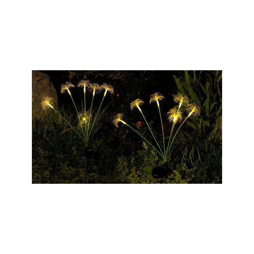 Lampada solare decorativa LED con sensore 6xLED/1,2V 3000K 77 cm 600 mAh IP44