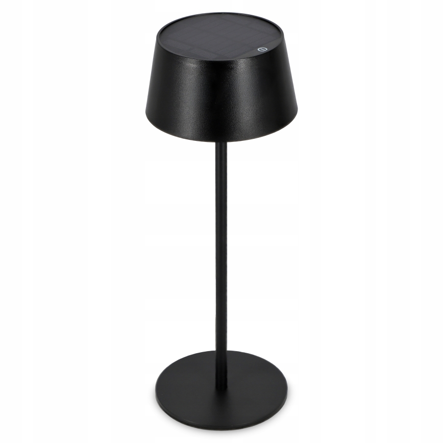 Lampada solare dimmerabile a sfioramento a LED LED/3W/5V USB 1800 mAh IP44 nera