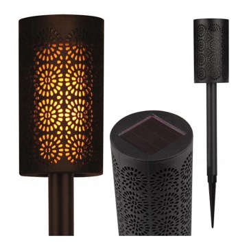 Lampada solare LED con sensore crepuscolare LED/2V IP44 600 mAh