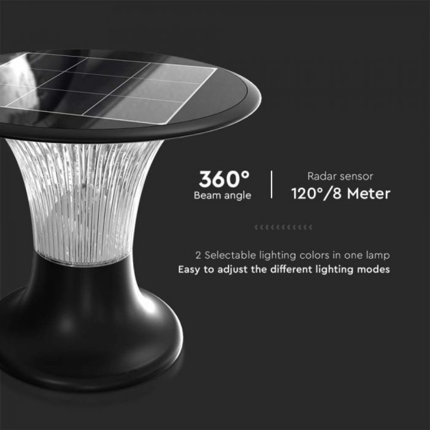 Lampada solare LED con sensore LED/15W/3,2V 4000K/6000K IP65
