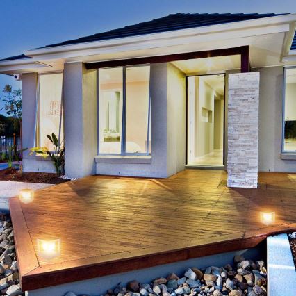 Lampada solare LED con sensore LED/2W/5,5V 3000K IP65 bianco