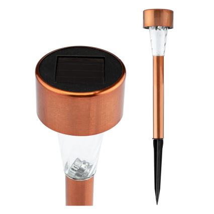 Lampada solare LED LED/2V IP44 rame