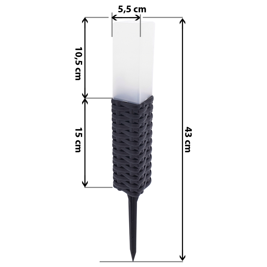 Lampada solare LED RABBIA LED/1,2V IP44