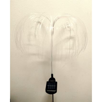 Lampada solare LED RGB 1,2 V 300 mAh IP44, nera