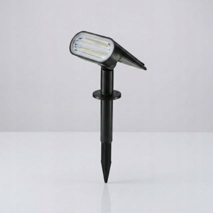Lampada solare LED RGB 2-in-1 LED/3,7V 1200 mAh IP54 nera