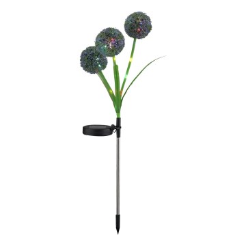 Lampada solare LED RGB ALLIUM LED/1,2V 6500 600 mAh IP44 nero