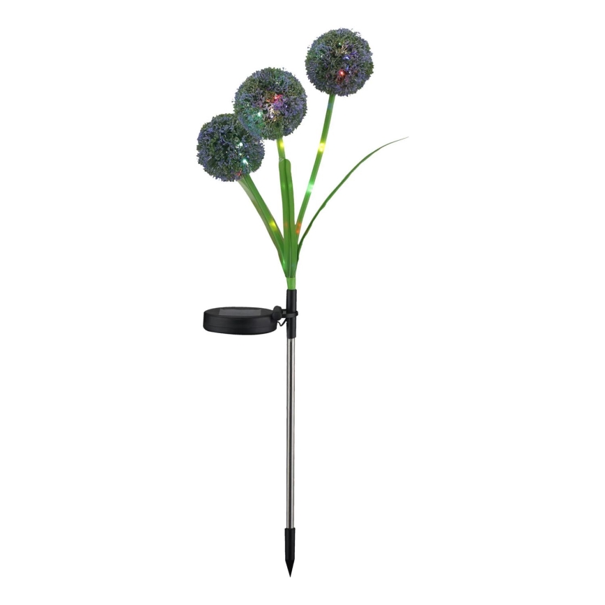 Lampada solare LED RGB ALLIUM LED/1,2V 6500 600 mAh IP44 nero