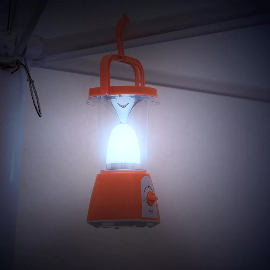 Lampada solare ricaricabile a LED dimmerabile con funzione di power bank LED/230V 710 brillante 1600 mAh