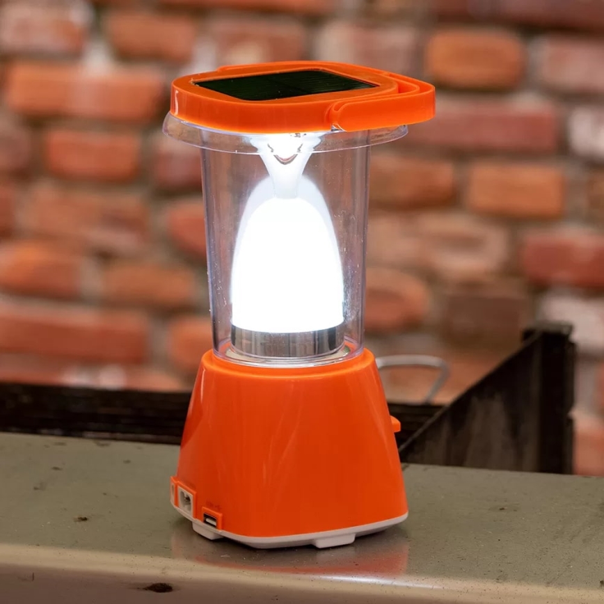 Lampada solare ricaricabile a LED dimmerabile con funzione di power bank LED/230V 710 brillante 1600 mAh