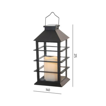 Lampada solare sospesa LED CANDELIO P LED/1xAA 2700K IP44 200 mAh