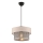 Lampada sospesa con cavo ERO 1xE27/60W/230V crema/grigio