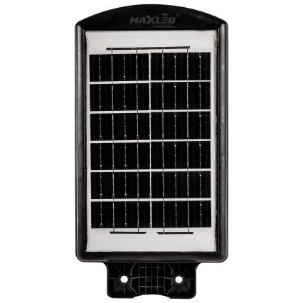LED Lampione solare dimmerabile con sensore LED/120W/6V 6500K IP65 nero + telecomando