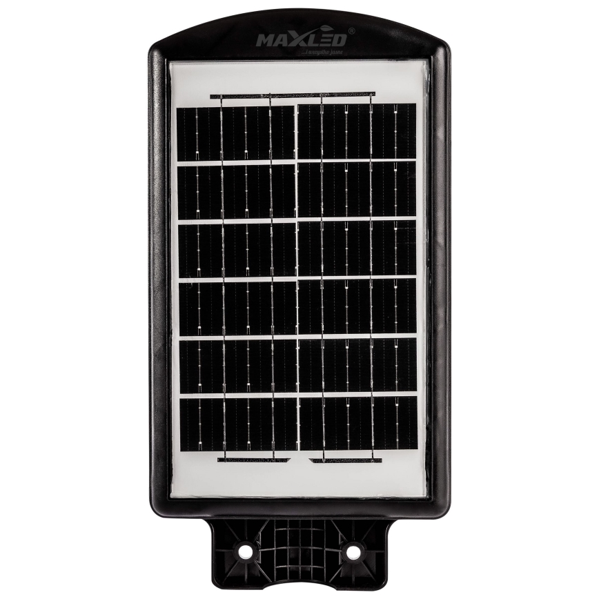 LED Lampione solare dimmerabile con sensore LED/120W/6V 6500K IP65 nero + telecomando