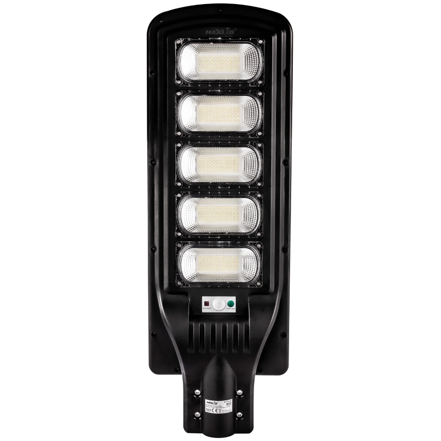 LED Lampione solare dimmerabile con sensore LED/300W/6V 6500K IP65 nero + telecomando