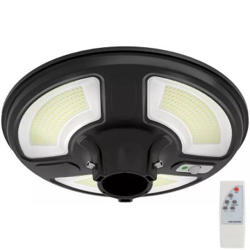 Lampada stradale solare LED con sensore LED/7,5W/3,2V IP65 4000K + telecomando