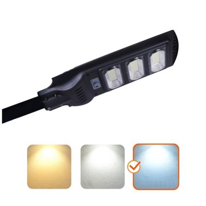 LED Dimmerabile solare strada lampada con motion e dusk sensore URBI LED/8W/3,2V 6500K IP54 + telecomando