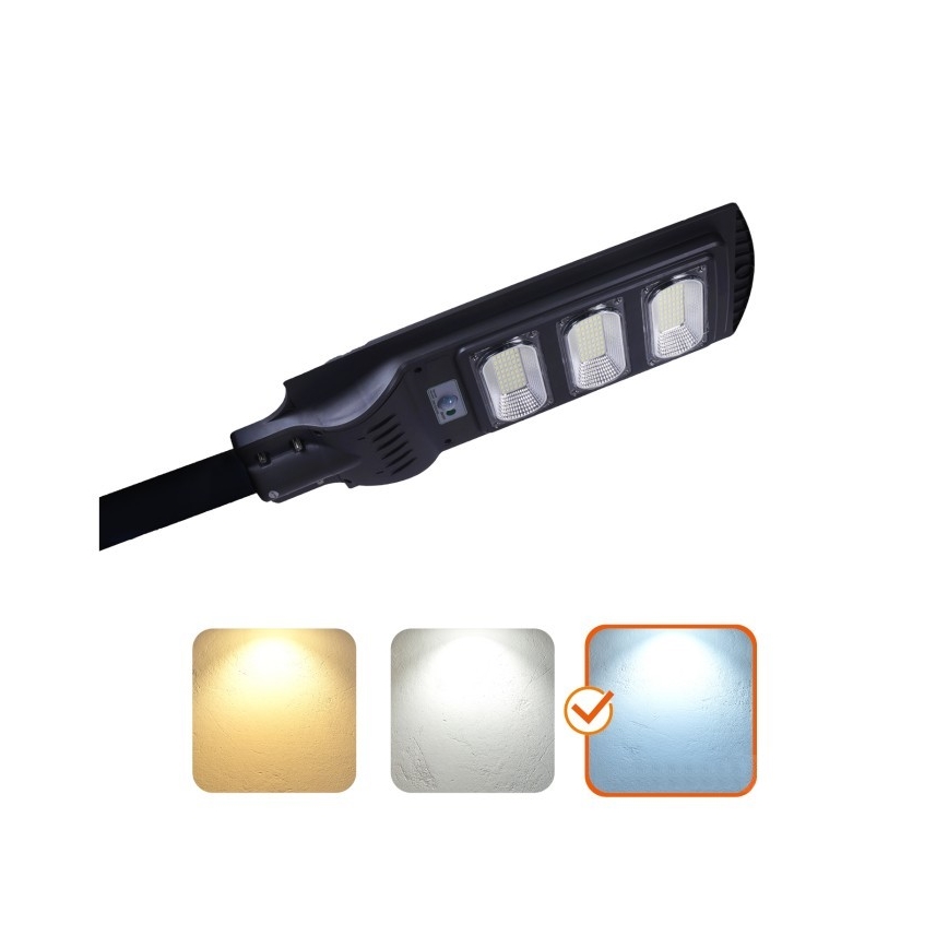 LED Dimmerabile solare strada lampada con motion e dusk sensore URBI LED/8W/3,2V 6500K IP54 + telecomando