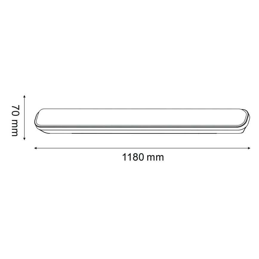 Lampada tecnica LED fluorescente LED/30W/230V IP65