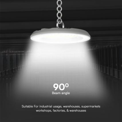 Lampada tecnica LED High Bay LED/100W/230V 3000/4000/6500K IP65 ø 23,5 cm