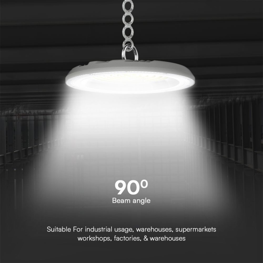 Lampada tecnica LED High Bay LED/150W/230V 3000/4000/6500K IP65 ø 27,7 cm