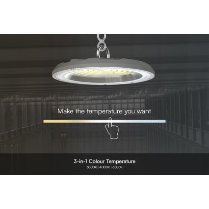 Lampada tecnica LED High Bay LED/150W/230V 3000/4000/6500K IP65 ø 27,7 cm