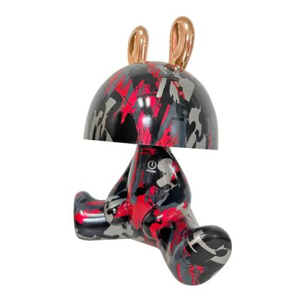 Lampada touch per bambini a LED dimmerabile FANCY LED/2,5W/3,7V nero/rosso