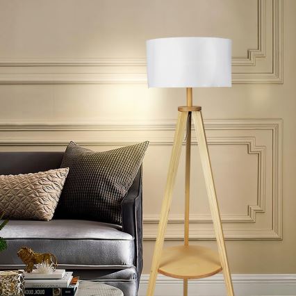 Lampadaire 1xE27/40W/230V blanc