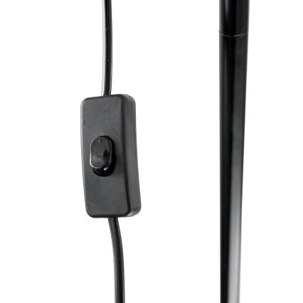Lampadaire 1xE27/40W/230V noir