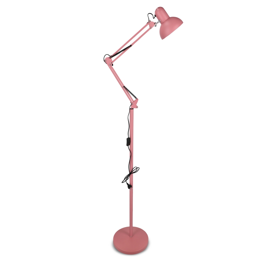 Lampadaire 1xE27/40W/230V rose