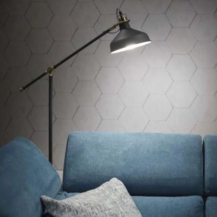 Lampadaire ARTHUR 1xE27/25W/230V gris