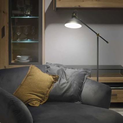 Lampadaire ARTHUR 1xE27/25W/230V gris