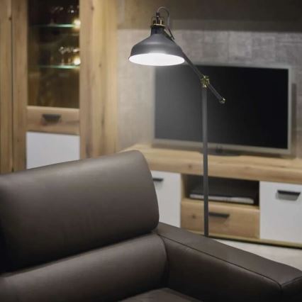 Lampadaire ARTHUR 1xE27/25W/230V gris