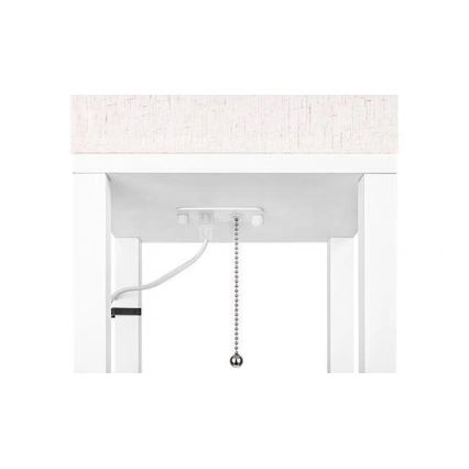 Lampadaire avec étagères 1xE27/60W/230V blanc