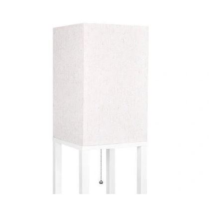 Lampadaire avec étagères 1xE27/60W/230V blanc