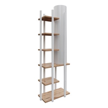 Lampadaire avec étagères MODA DOR 1xE27/40W/230V blanc/marron