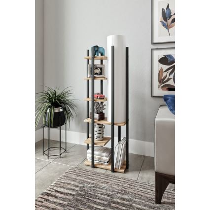 Lampadaire avec étagères MODA DOR 1xE27/40W/230V noir/marron