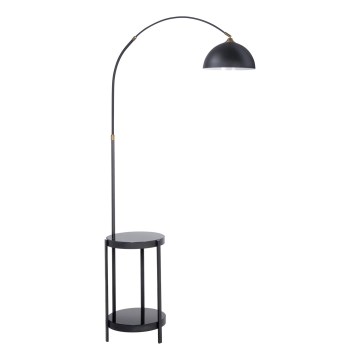 Lampadaire avec table 1xE27/60W/230V noir