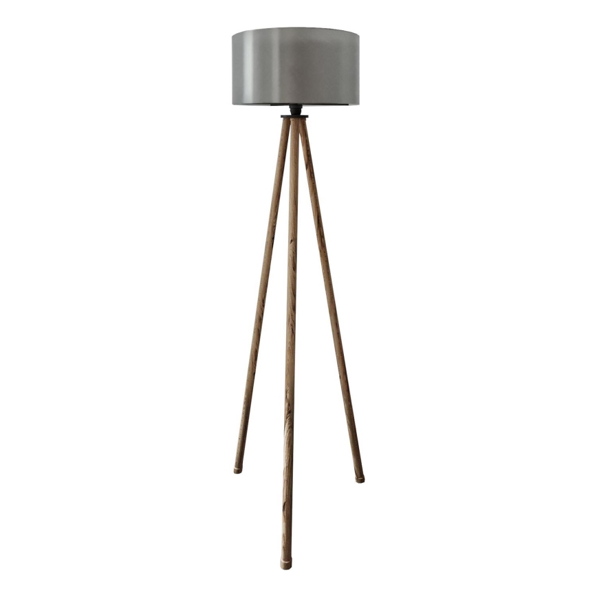 Lampadaire AYD, 1 x E27 (40 W, 230 V), marron/gris