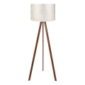 Lampadaire AYD 1xE27/40W/230V blanc/marron