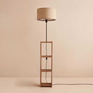 Lampadaire AYD 1xE27/40W/230V brun/beige