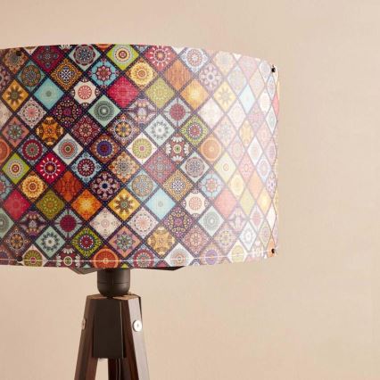 Lampadaire AYD 1xE27/40W/230V brun/multicolore