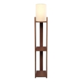 Lampadaire AYD 1xE27/40W/230V marron/crème