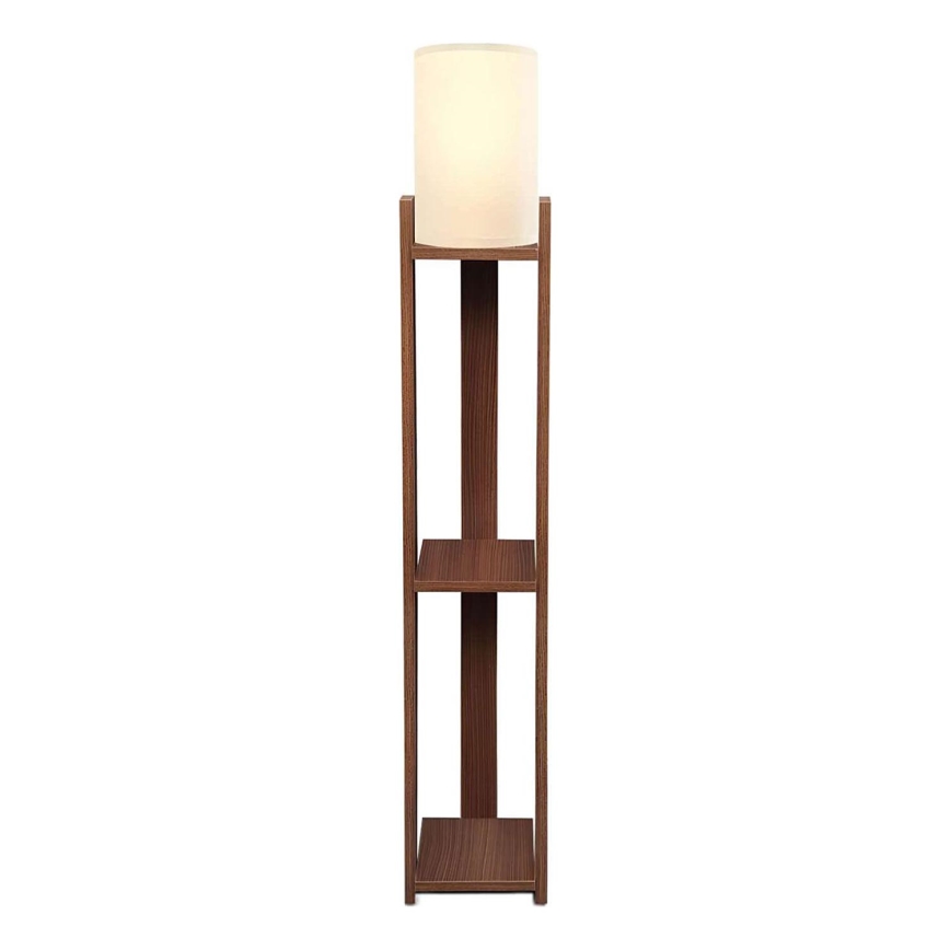 Lampadaire AYD 1xE27/40W/230V marron/crème