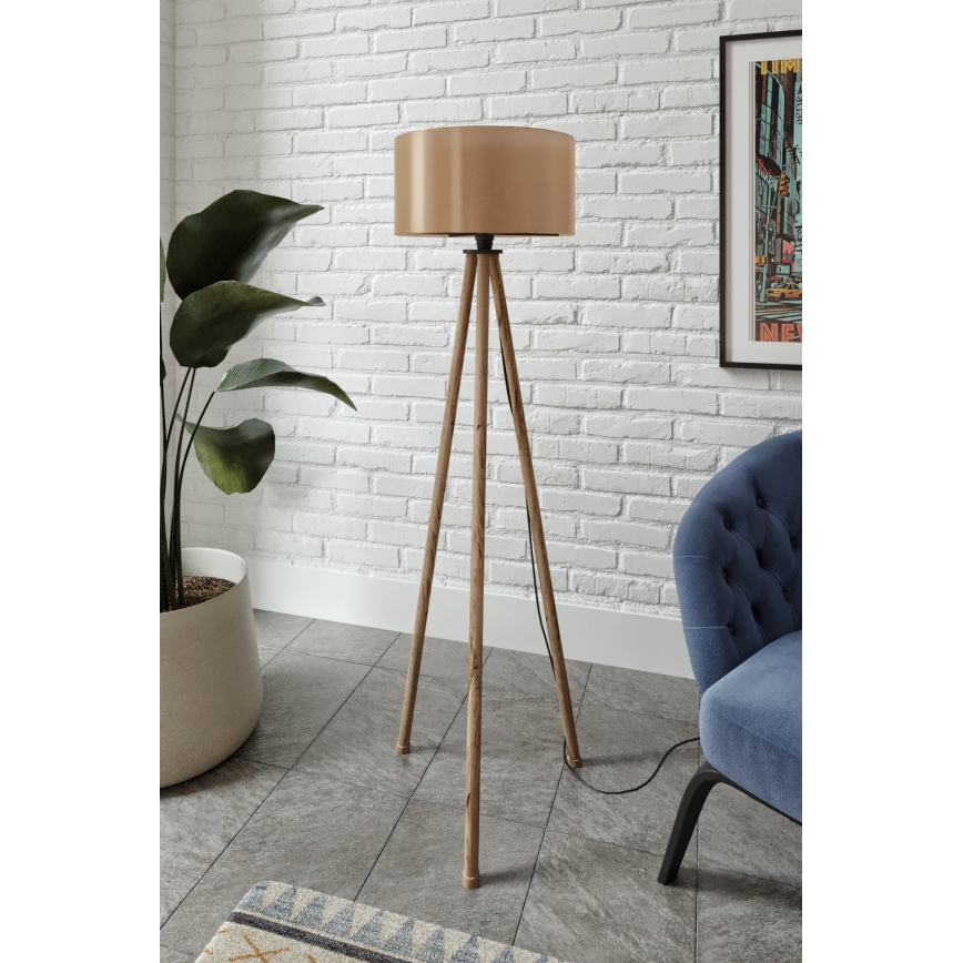 Lampadaire AYD 1xE27/40W/230V marron