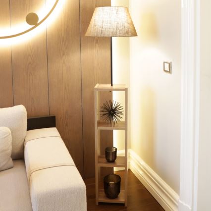 Lampadaire AYD 1xE27/40W/230V marron