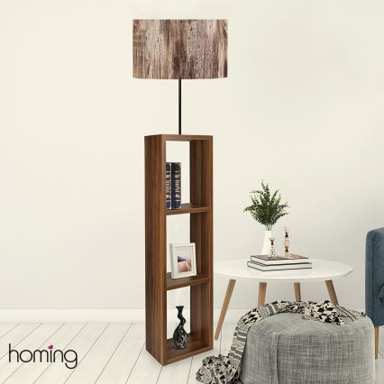 Lampadaire AYD 1xE27/40W/230V marron