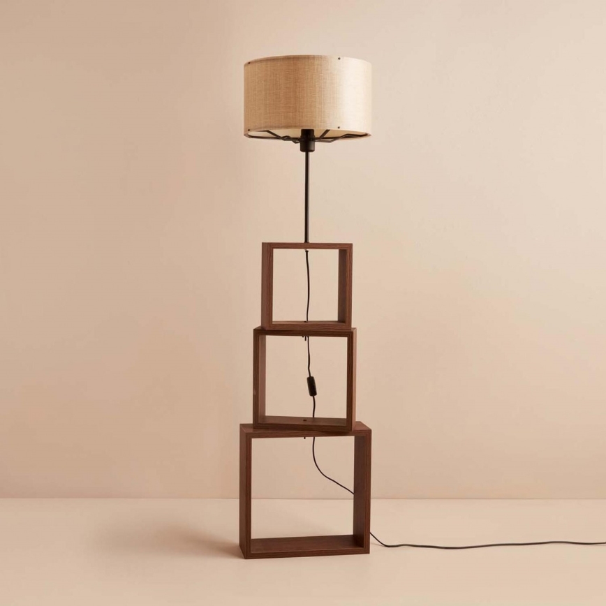 Lampadaire AYD 1xE27/40W/230V marron